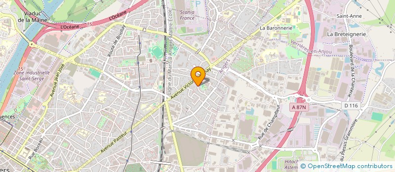 localisation de l'entreprise MONSIEUR VINCENT HAULBERT  ANGERS