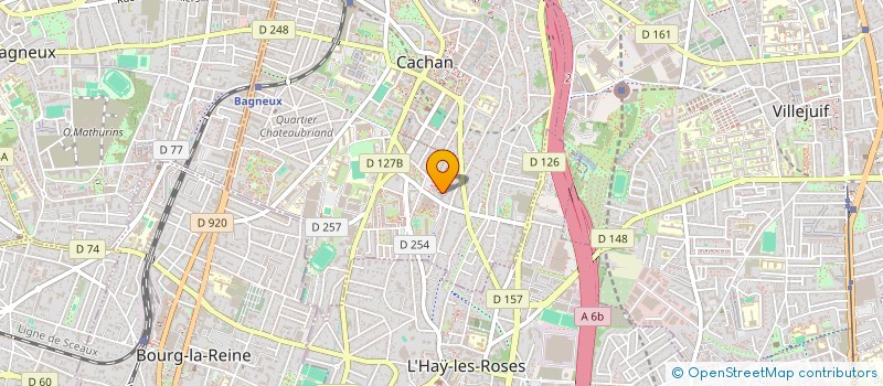 localisation de l'entreprise MONSIEUR VINCENT HAZARD  CACHAN