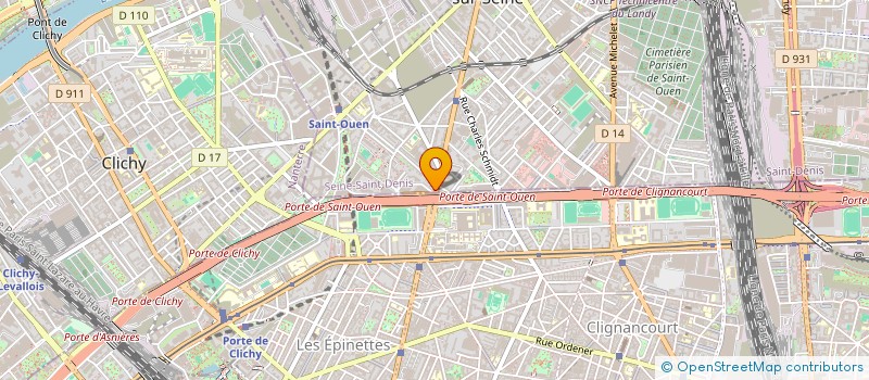 localisation de l'entreprise MONSIEUR VINCENT HEDAN à SAINT-OUEN-SUR-SEINE