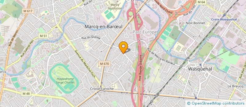 localisation de l'entreprise MONSIEUR VINCENT HEEM à MARCQ-EN-BARŒUL