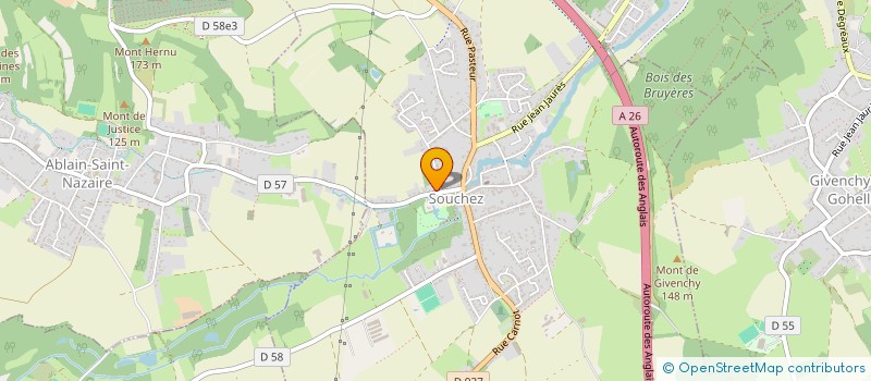 localisation de l'entreprise MONSIEUR VINCENT HEJNAL  SOUCHEZ