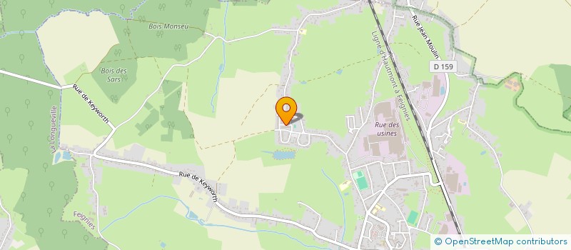 localisation de l'entreprise MONSIEUR VINCENT HELBICQ  FEIGNIES