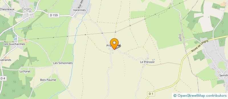 localisation de l'entreprise MONSIEUR VINCENT HENAULT  DIGES