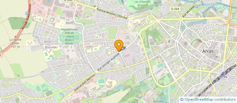 localisation de l'entreprise MONSIEUR VINCENT HENIN à ARRAS