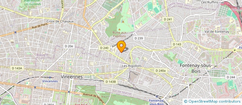 localisation de l'entreprise MONSIEUR VINCENT HENNEMAND à FONTENAY-SOUS-BOIS