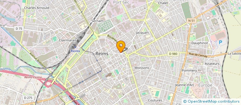 localisation de l'entreprise MONSIEUR VINCENT HENRION à REIMS