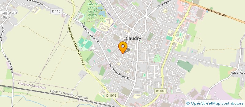 localisation de l'entreprise MONSIEUR VINCENT HERBERT  CAUDRY