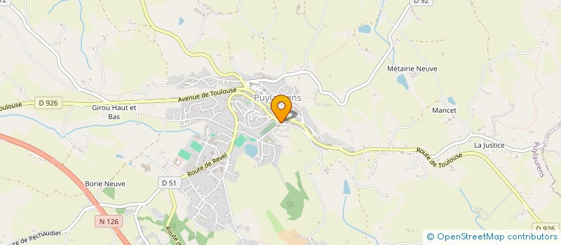 localisation de l'entreprise MONSIEUR VINCENT HERNANDEZ  PUYLAURENS