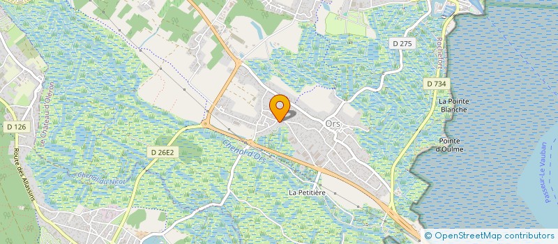 localisation de l'entreprise MONSIEUR VINCENT HERVE  LE CHATEAU-D'OLERON