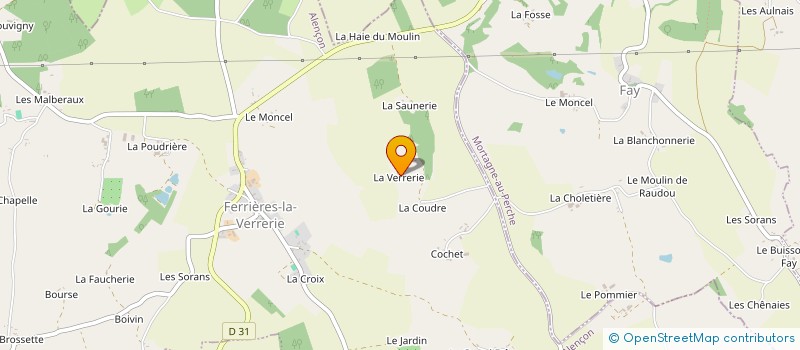 localisation de l'entreprise MONSIEUR VINCENT HESLOIN à FERRIERES-LA-VERRERIE