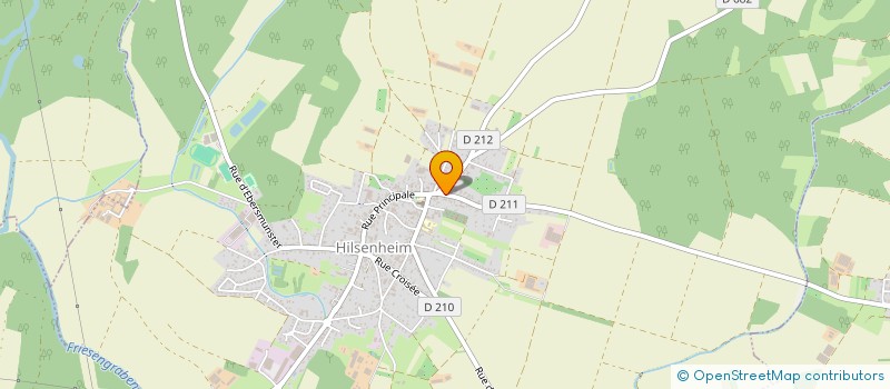 localisation de l'entreprise MONSIEUR VINCENT HIPP  HILSENHEIM