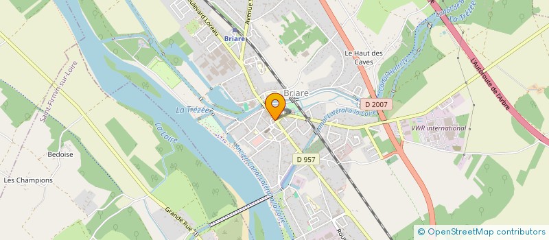 localisation de l'entreprise MONSIEUR VINCENT HOFFMANN à BRIARE