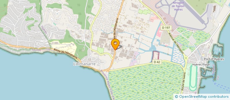 localisation de l'entreprise MONSIEUR VINCENT HONORE à HYERES