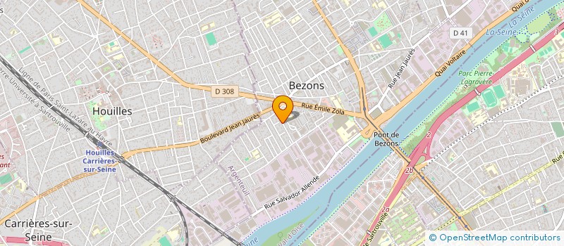 localisation de l'entreprise MONSIEUR VINCENT HORNEGG  BEZONS