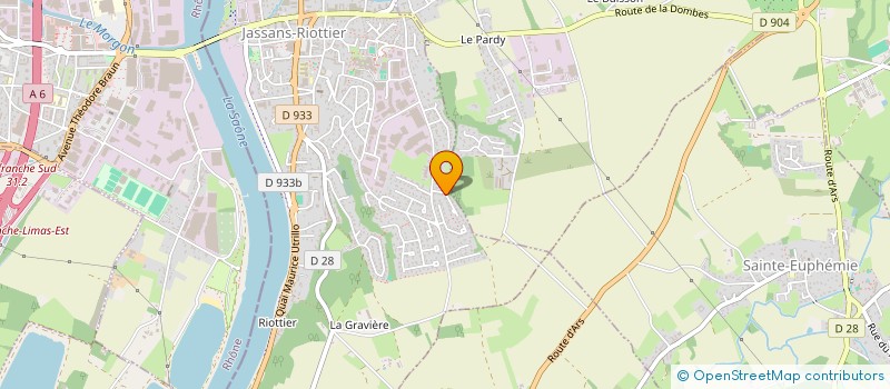 localisation de l'entreprise MONSIEUR VINCENT HOUSTIN  JASSANS-RIOTTIER