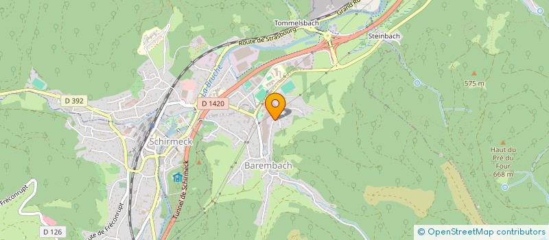 localisation de l'entreprise MONSIEUR VINCENT HUBER  BAREMBACH