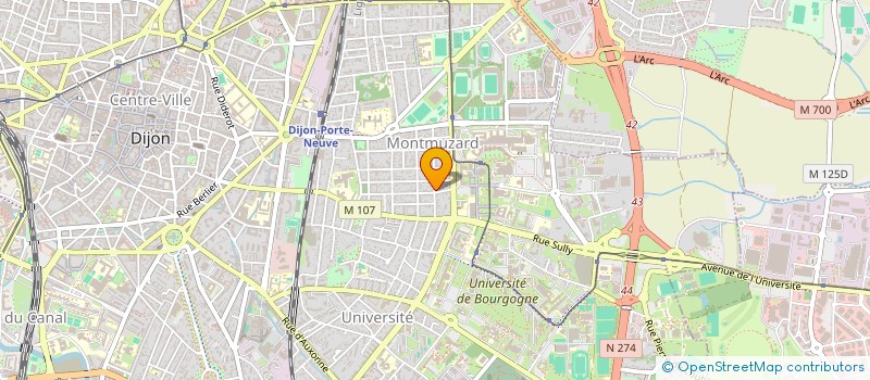 localisation de l'entreprise MONSIEUR VINCENT HUBERT à DIJON