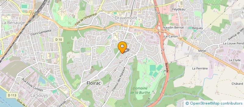 localisation de l'entreprise MONSIEUR VINCENT HUBERT LABEYRIE à FLOIRAC