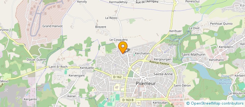 localisation de l'entreprise MONSIEUR VINCENT HUBY à PLOEMEUR