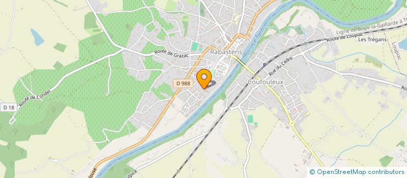 localisation de l'entreprise MONSIEUR VINCENT HUCHET  RABASTENS