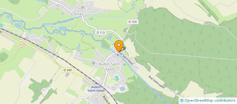 localisation de l'entreprise MONSIEUR VINCENT HUCHETTE  AUBIN-SAINT-VAAST