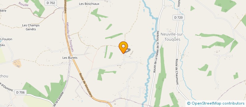 localisation de l'entreprise MONSIEUR VINCENT HUE  NEUVILLE-SUR-TOUQUES