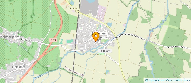 localisation de l'entreprise MONSIEUR VINCENT HUFSCHMIDT  HERRLISHEIM-PRES-COLMAR