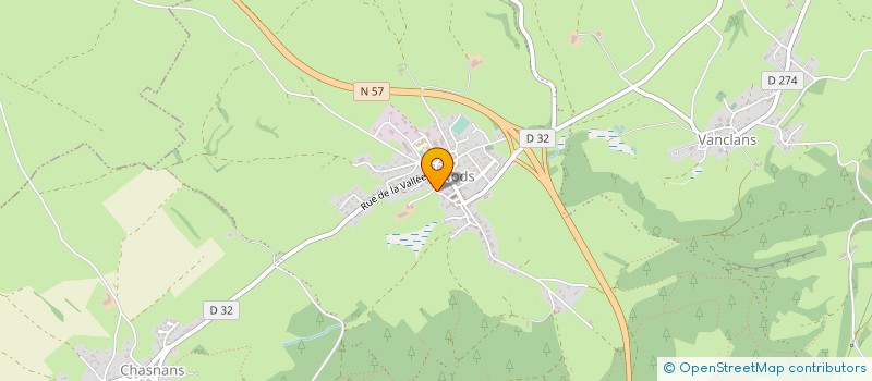 localisation de l'entreprise MONSIEUR VINCENT HUMBERT  LES PREMIERS SAPINS