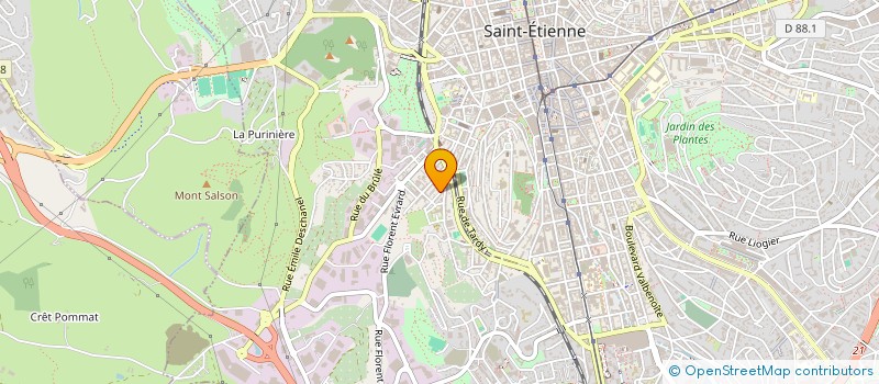 localisation de l'entreprise MONSIEUR VINCENT HUNAULT  SAINT-ETIENNE