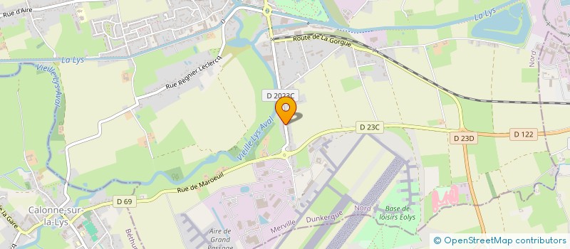 localisation de l'entreprise MONSIEUR VINCENT HUYGHE à MERVILLE