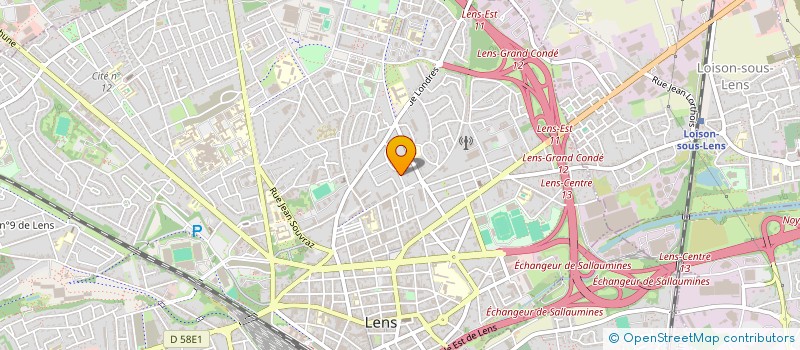 localisation de l'entreprise MONSIEUR VINCENT IANNONE  LENS