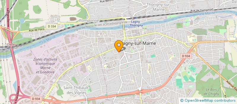 localisation de l'entreprise MONSIEUR VINCENT IDRISSOV  THORIGNY-SUR-MARNE