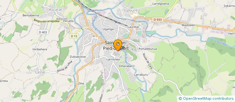 localisation de l'entreprise MONSIEUR VINCENT INCHAUSPE à SAINT-JEAN-PIED-DE-PORT