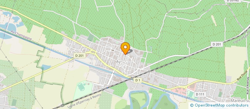 localisation de l'entreprise MONSIEUR VINCENT IVERNEL  AY-CHAMPAGNE