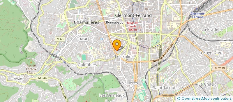 localisation de l'entreprise MONSIEUR VINCENT JACOB  CLERMONT-FERRAND