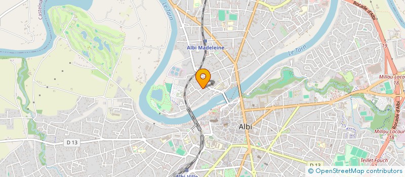 localisation de l'entreprise MONSIEUR VINCENT JACOBS à ALBI