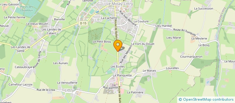 localisation de l'entreprise MONSIEUR VINCENT JACQUELINE  DEGAGNAC