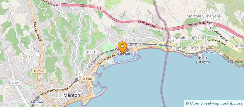 localisation de l'entreprise MONSIEUR VINCENT JACQUES  MENTON