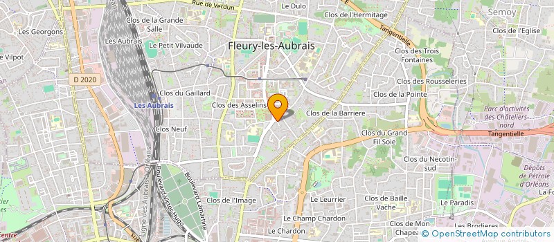 localisation de l'entreprise MONSIEUR VINCENT JACQUES à FLEURY-LES-AUBRAIS