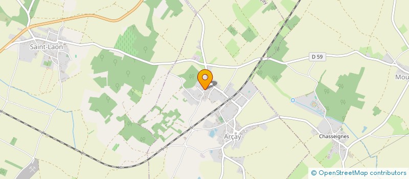 localisation de l'entreprise MONSIEUR VINCENT JACQUET  LOUDUN