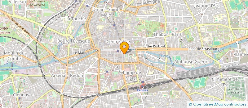 localisation de l'entreprise MONSIEUR VINCENT JACQUET  RENNES