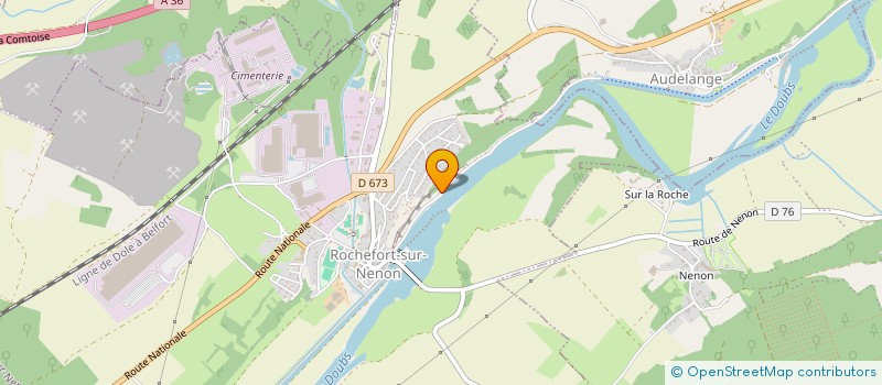 localisation de l'entreprise MONSIEUR VINCENT JACQUOT  ROCHEFORT-SUR-NENON