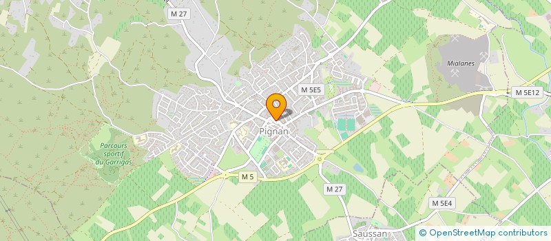 localisation de l'entreprise MONSIEUR VINCENT JAFFIER à PIGNAN