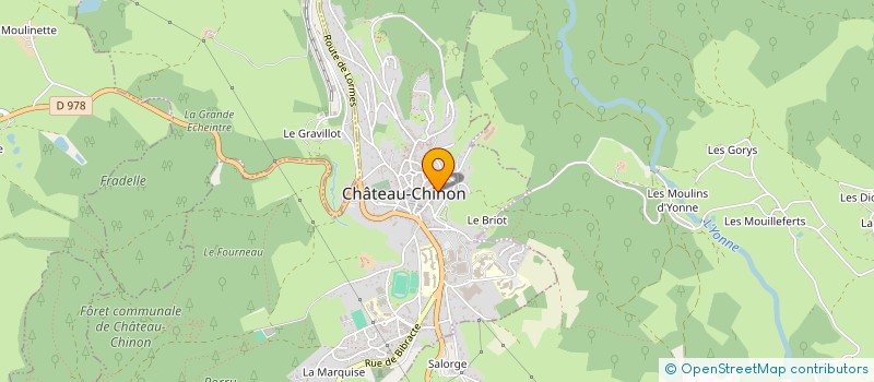 localisation de l'entreprise MONSIEUR VINCENT JALLAIS à CHATEAU-CHINON (VILLE)