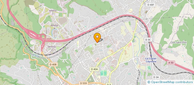 localisation de l'entreprise MONSIEUR VINCENT JANOYER  LA CIOTAT