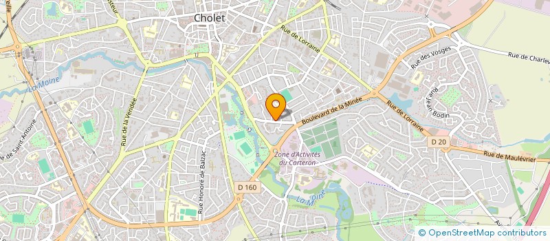 localisation de l'entreprise MONSIEUR VINCENT JANVIER à CHOLET