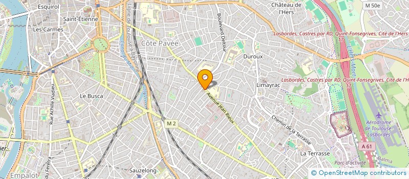 localisation de l'entreprise MONSIEUR VINCENT JAOUEN  TOULOUSE