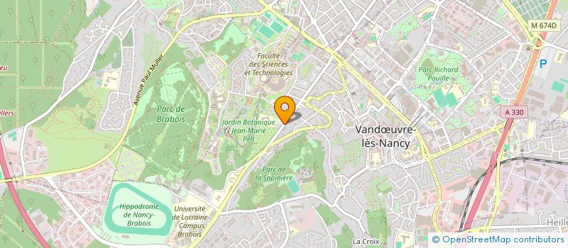 localisation de l'entreprise MONSIEUR VINCENT JEAN-BERNARD GISONNI à VANDŒUVRE-LES-NANCY