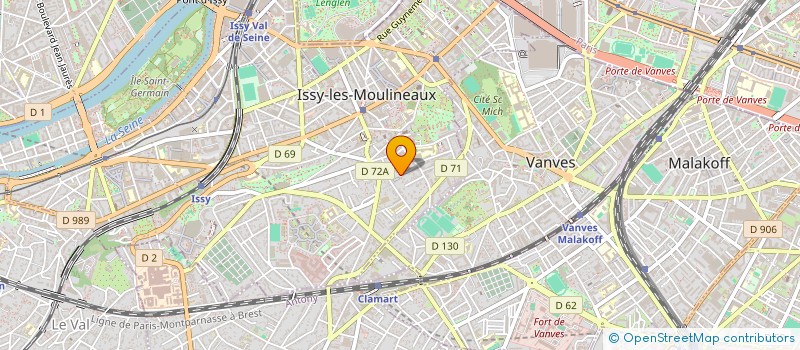 localisation de l'entreprise MONSIEUR VINCENT JEAN LAMY à ISSY-LES-MOULINEAUX