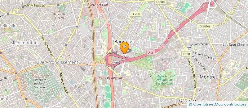 localisation de l'entreprise MONSIEUR VINCENT JEAN-PIERRE ALLIOT à BAGNOLET